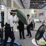 Wind simulator with virtual reality solution at XR Fair Tokyo