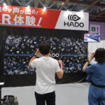 Jeu de HADO sur le stand de la société Meleap au Tokyo Live Event Expo